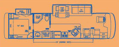 2002 Newmar Dutch Star 3872 Floor Plan