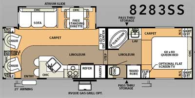 2008 Rockwood Signature Ultra Lite 8283SS 30'