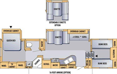 2008 Jayco Eagle Superlite Series 31.5 FBHS