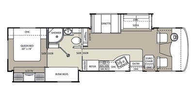 Coachmen Mirada 34BH Floor Plan