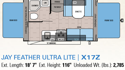 2012 Jayco Jay Feather Exp X17Z