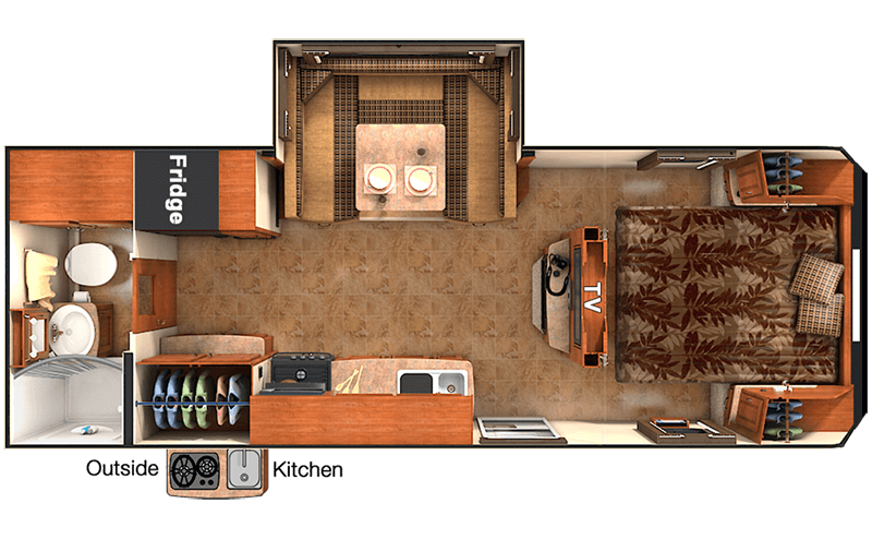 2015 Lance 2295 Floor Plan