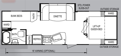2012 Skyline Koala Super Lite Series 274RLS