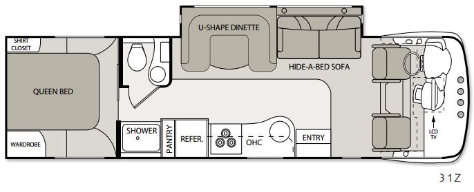 Thor ACE 31Z Floor Plan
