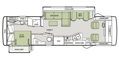 Tiffin Allegro 31SA Floor Plan
