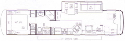 2000 Newmar Mountain Aire 4080 Floor Plan